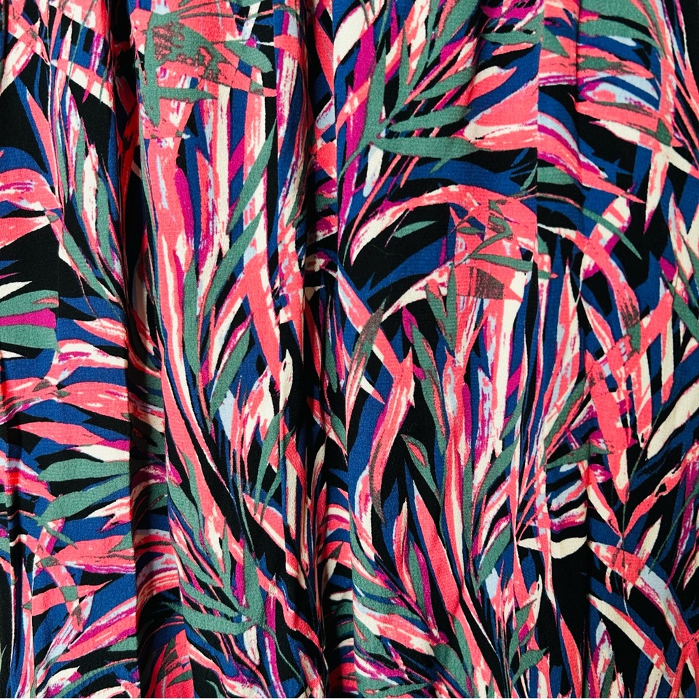 Evereve Hadley Strapless Maxi Dress Palm Print Size S - Picture 9 of 16